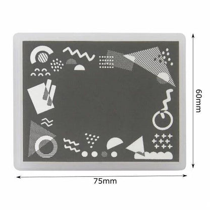 KONOIRO Paintable Penetrating Stamp - Memphis Pattern - Kodomo no Kao - Default Title by Techo Treats Stationery