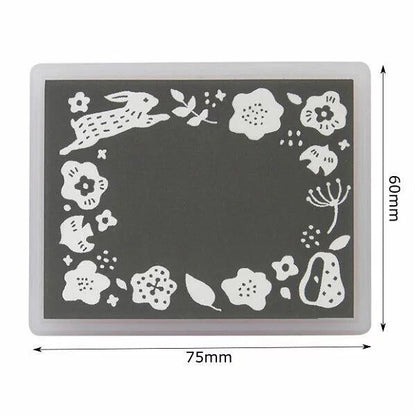 KONOIRO Paintable Penetrating Stamp - Scandinavian Pattern - Kodomo no Kao - Default Title by Techo Treats Stationery