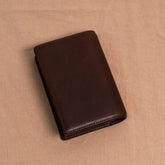 Micro 5 Narrow Minerva Box Leather Planner - Dark Brown x Cognac - Techo Treats