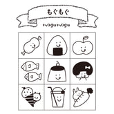 mizutama Planner Pal Rubber Stamp Set in Clear Case - Foodie - Techo Treats