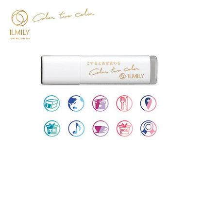 PILOT ILMILY Color 2 Color FriXion Color-changing Stamp (10 designs) - 書本 by Techo Treats Stationery