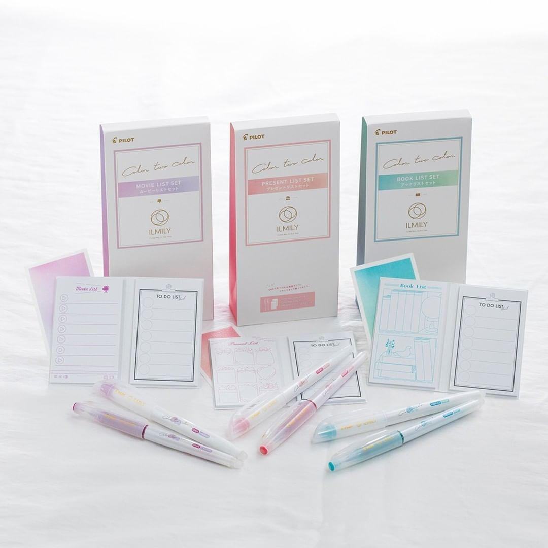 PILOT ILMILY Color two color - Present List Set - Default Title by Techo Treats Stationery