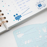 PILOT ILMILY Deco Template Ruler Vol.2 (3 designs) - (P) Cafe by Techo Treats Stationery