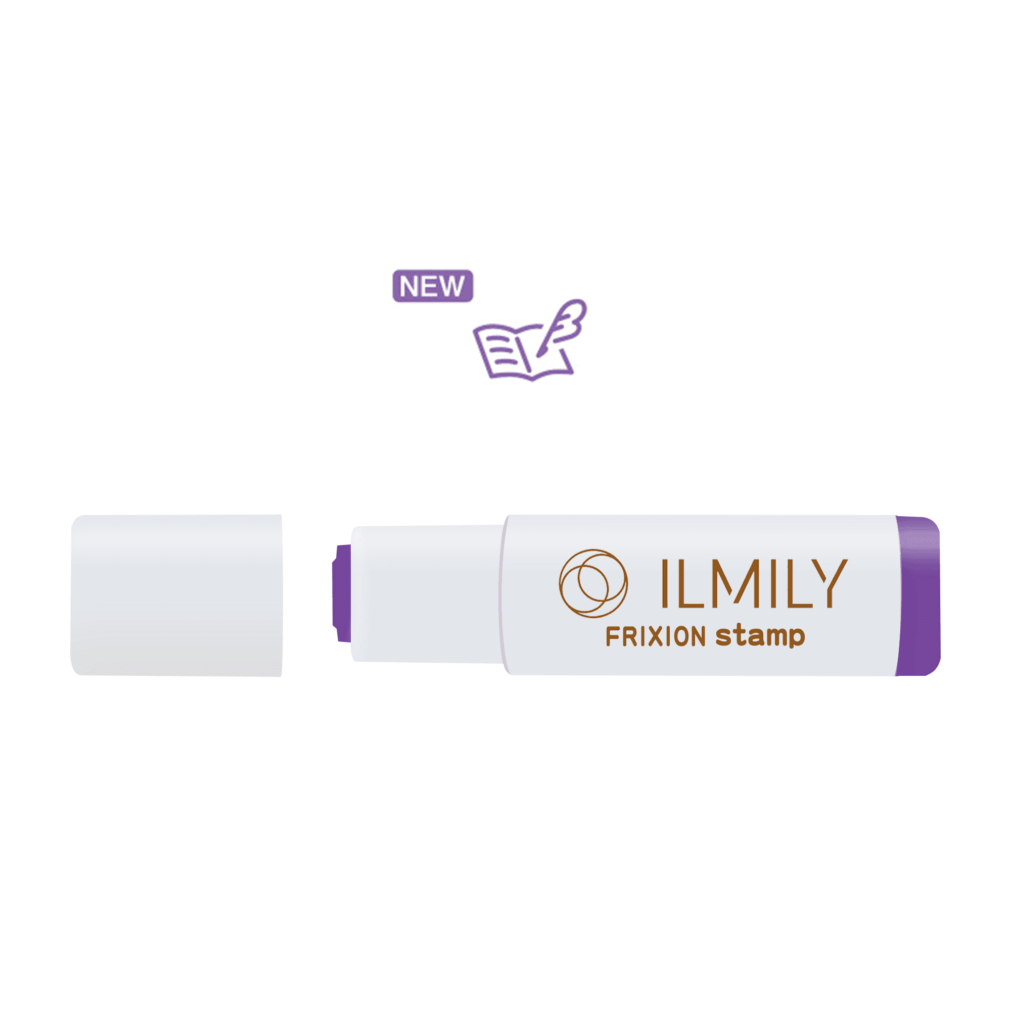 PILOT ILMILY Vol. 1 FriXion Erasable Stamp (12 designs) - 紫色 - 溫習 by Techo Treats Stationery