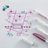 PILOT ILMILY Vol. 1 FriXion Erasable Stamp (12 designs) - 藍色 - 玫瑰 by Techo Treats Stationery