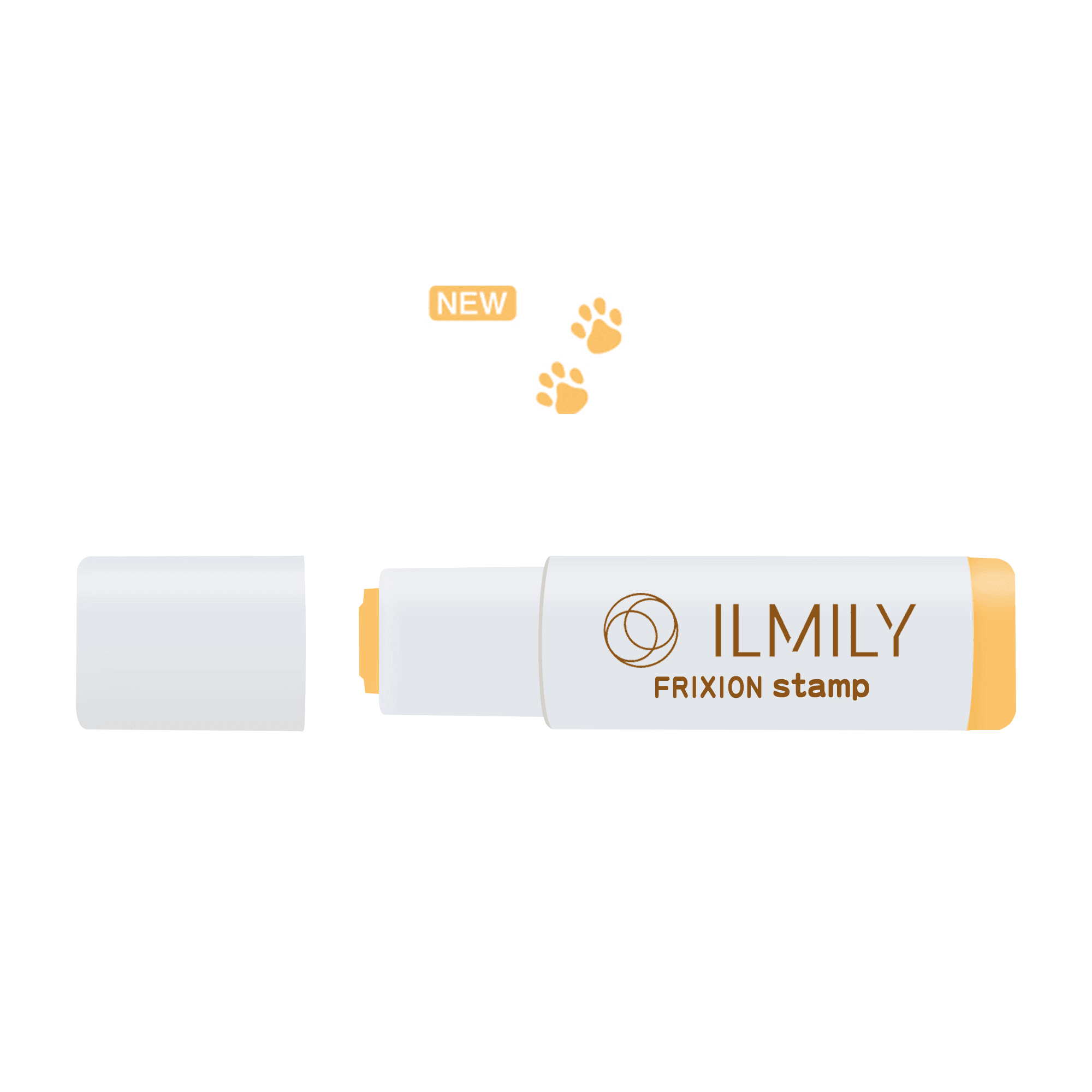 PILOT ILMILY Vol. 1 FriXion Erasable Stamp (12 designs) - 黃色 - 腳印 by Techo Treats Stationery