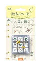 Planner Pal Rubber Stamp Set in Clear Case - Animals - Techo Treats