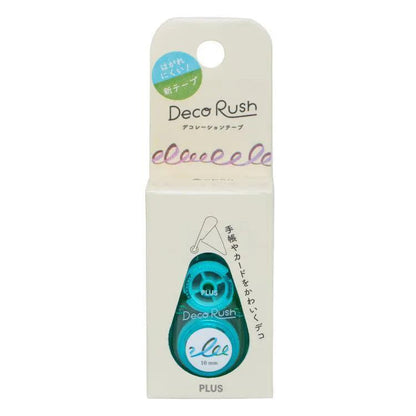 PLUS Deco Rush 10mm Decoration Tape - 2023 Series (7 designs) - Round Ribbon by Techo Treats Stationery