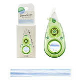 PLUS Deco Rush 10mm Decoration Tape - Series 51 (7 designs) - Border by Techo Treats Stationery