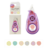 PLUS Deco Rush 10mm Decoration Tape - Series 51 (7 designs) - Yuru Dot by Techo Treats Stationery