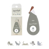 PLUS Deco Rush 6mm Decoration Tape - Series 52 (14 designs) - Stretch Cat by Techo Treats Stationery