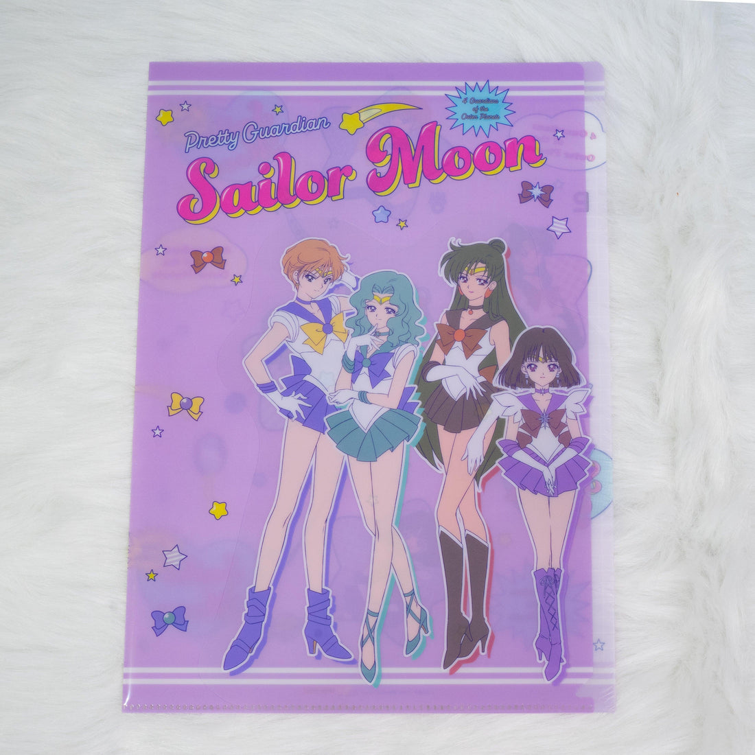 Sailor Moon 30th Anniversary Limited Series - A4 Clear Folder with Die-cut Flap (2 designs) - Sun-Star Stationery - Style B by Techo Treats Stationery