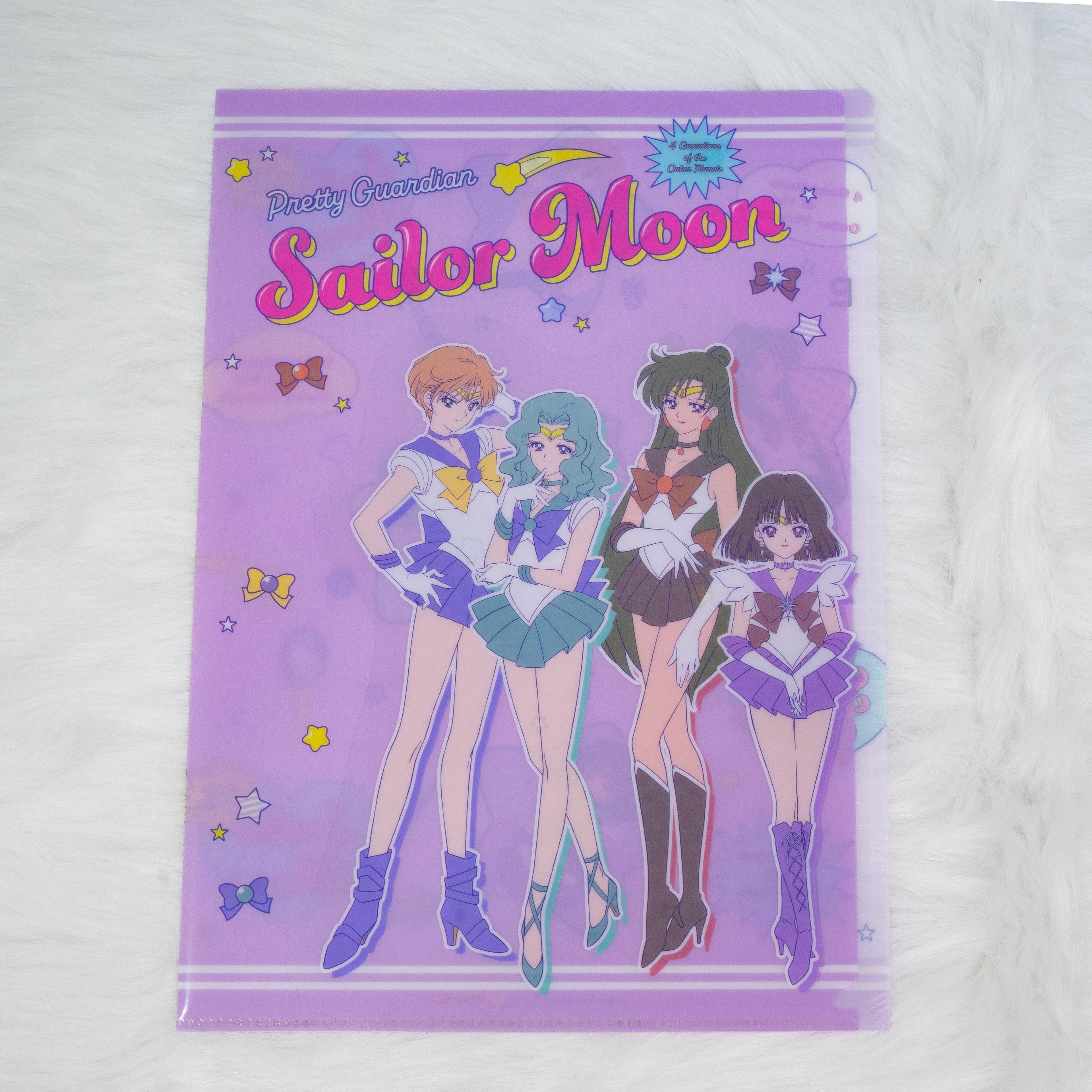 Sailor Moon 30th Anniversary Limited Series - A4 Clear Folder with Die-cut Flap (2 designs) - Sun-Star Stationery - Style B by Techo Treats Stationery