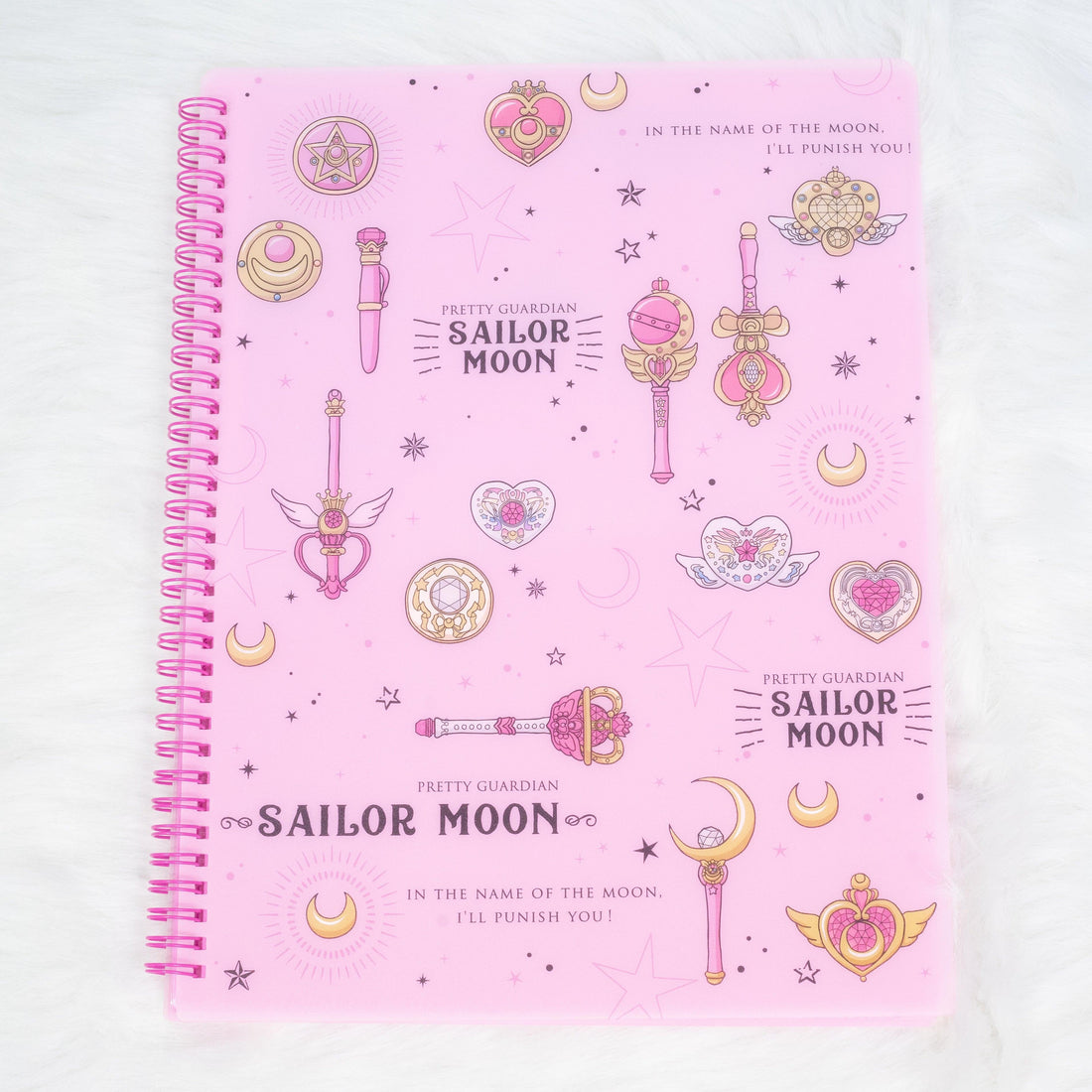 Sailor Moon 30th Anniversary Limited Series - A4 Hard Cover Ring Clear Folder (2 designs) - Sun-Star Stationery - Style A by Techo Treats Stationery