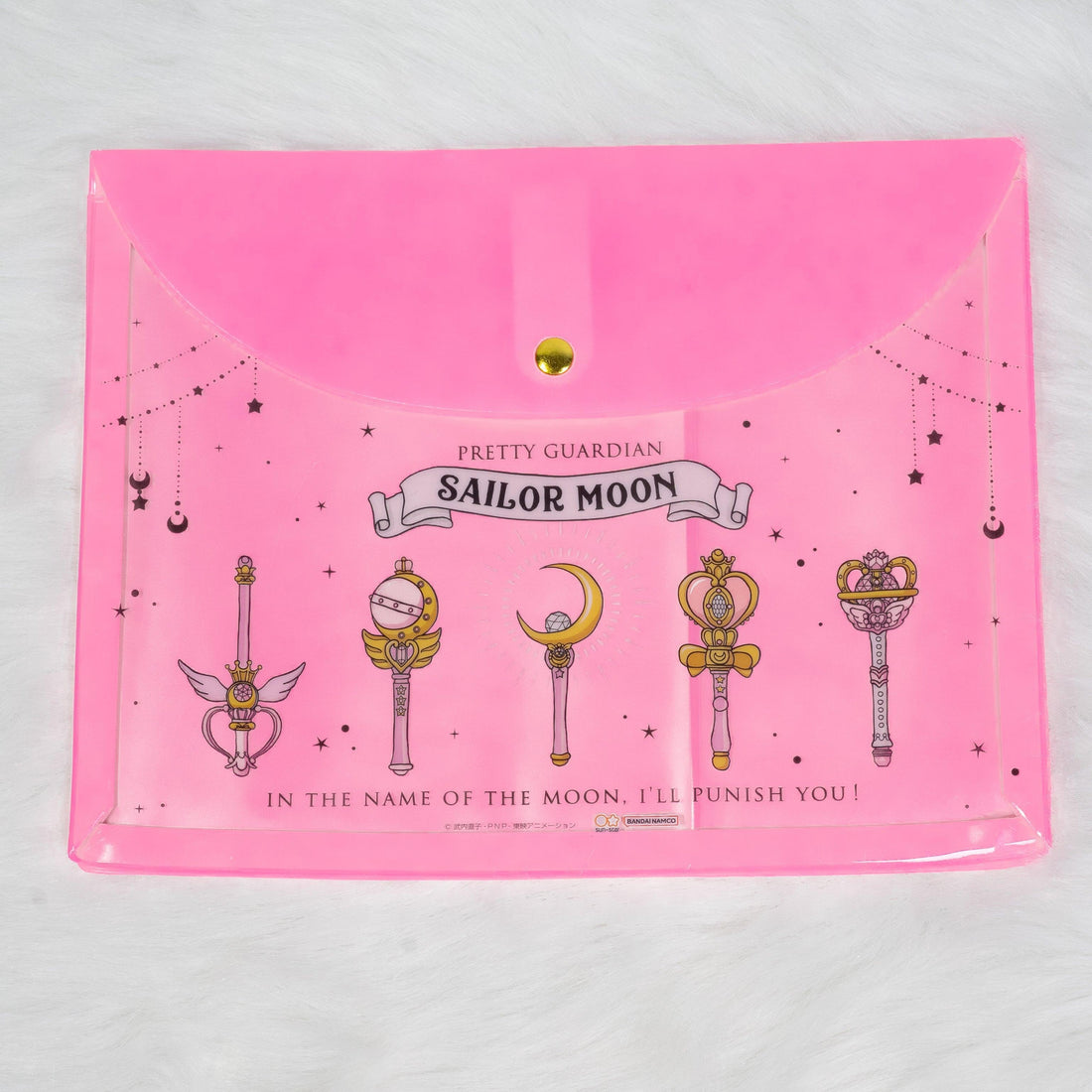 Sailor Moon 30th Anniversary Limited Series - A5 Flat Case with Button Closure (2 designs) - Sun-Star Stationery - Style A by Techo Treats Stationery
