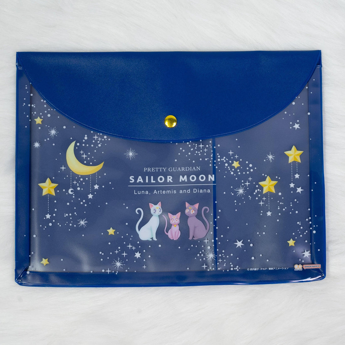Sailor Moon 30th Anniversary Limited Series - A5 Flat Case with Button Closure (2 designs) - Sun-Star Stationery - Style B by Techo Treats Stationery