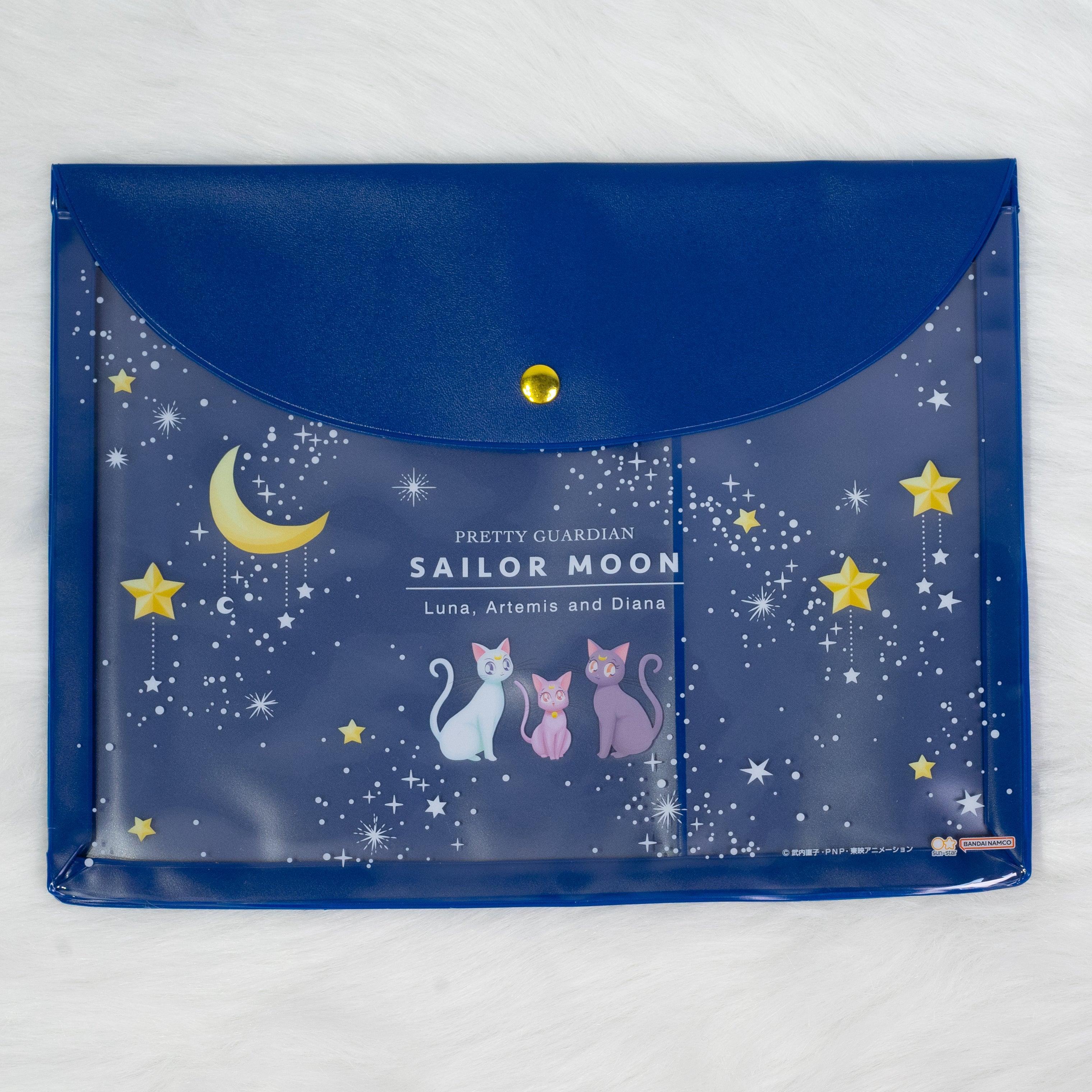 Sailor Moon 30th Anniversary Limited Series - A5 Flat Case with Button Closure (2 designs) - Sun-Star Stationery - Style B by Techo Treats Stationery