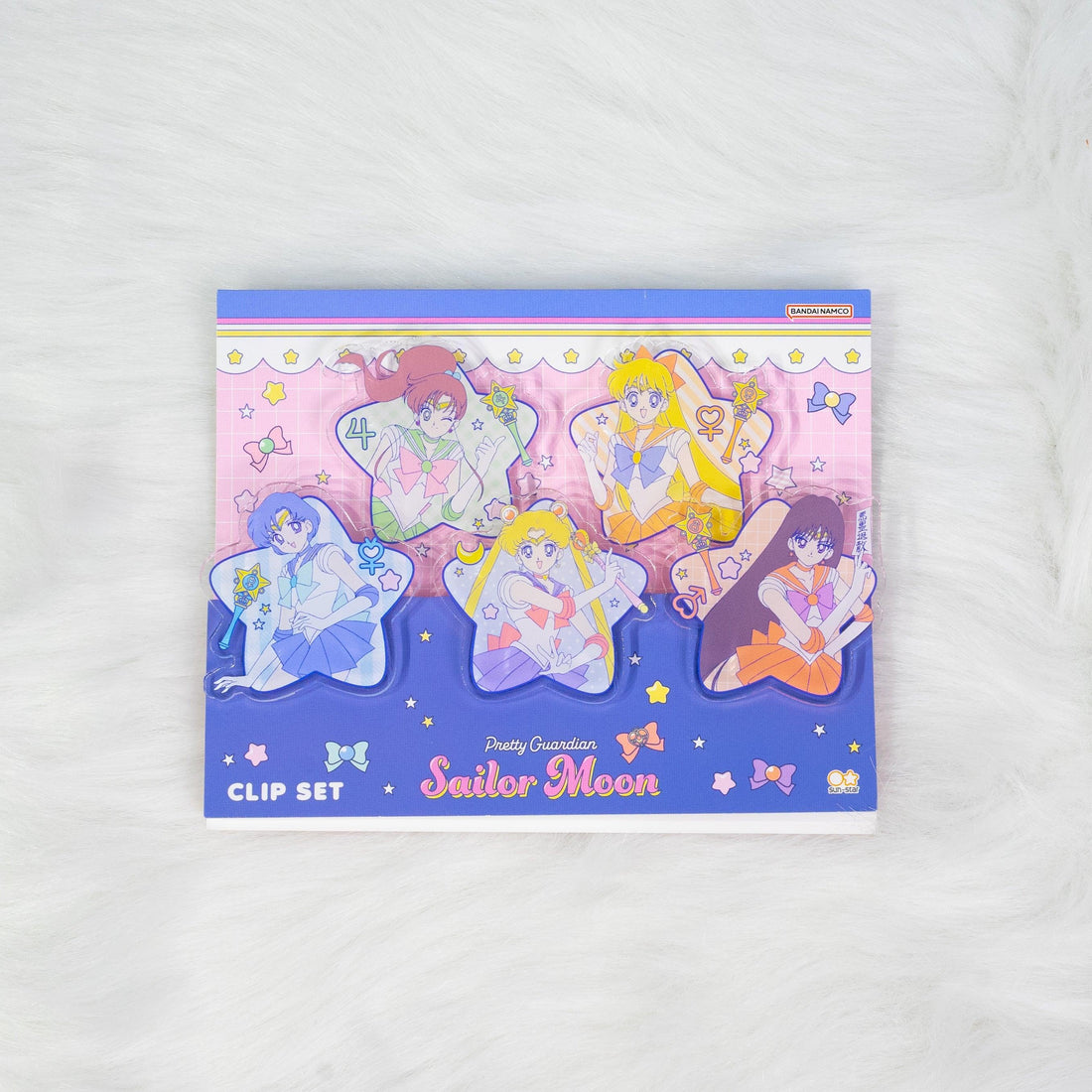 Sailor Moon 30th Anniversary Limited Series - Acrylic Clip Set (Set of 5) (3 designs) - Sun-Star Stationery - Style B by Techo Treats Stationery