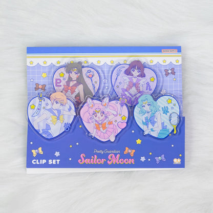 Sailor Moon 30th Anniversary Limited Series - Acrylic Clip Set (Set of 5) (3 designs) - Sun-Star Stationery - Style C by Techo Treats Stationery