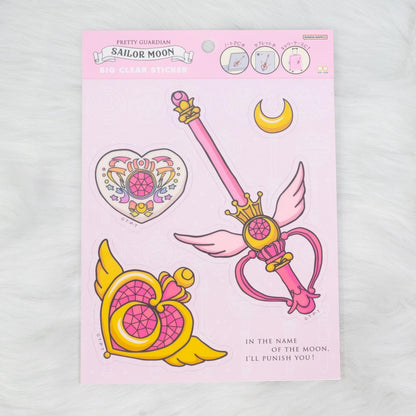 Sailor Moon 30th Anniversary Limited Series - Big Clear Sticker (8 designs) - Sun-Star Stationery - Style D by Techo Treats Stationery