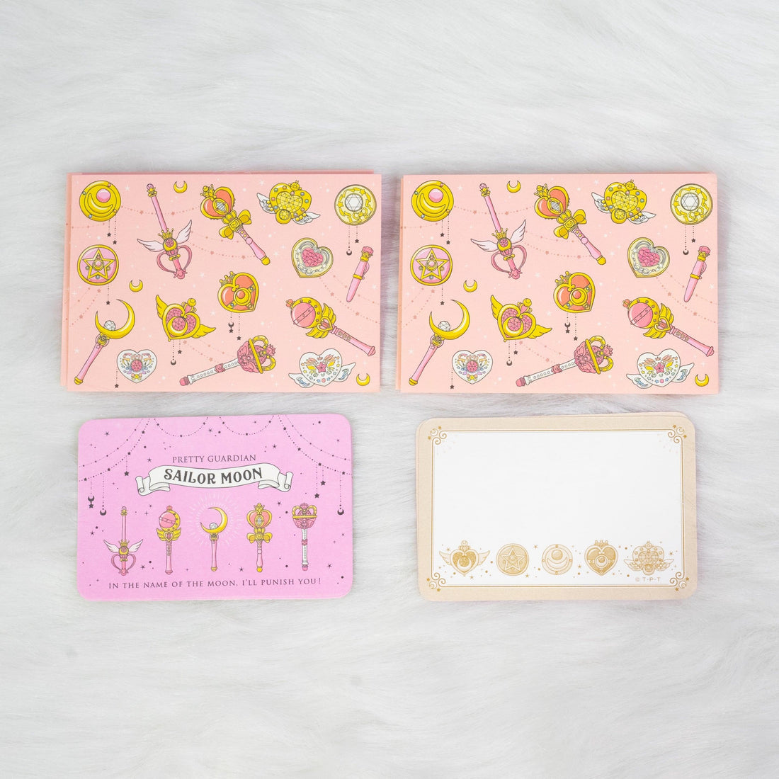 Sailor Moon 30th Anniversary Limited Series - Mini Letter Set (2 designs) - Sun-Star Stationery - Style A by Techo Treats Stationery