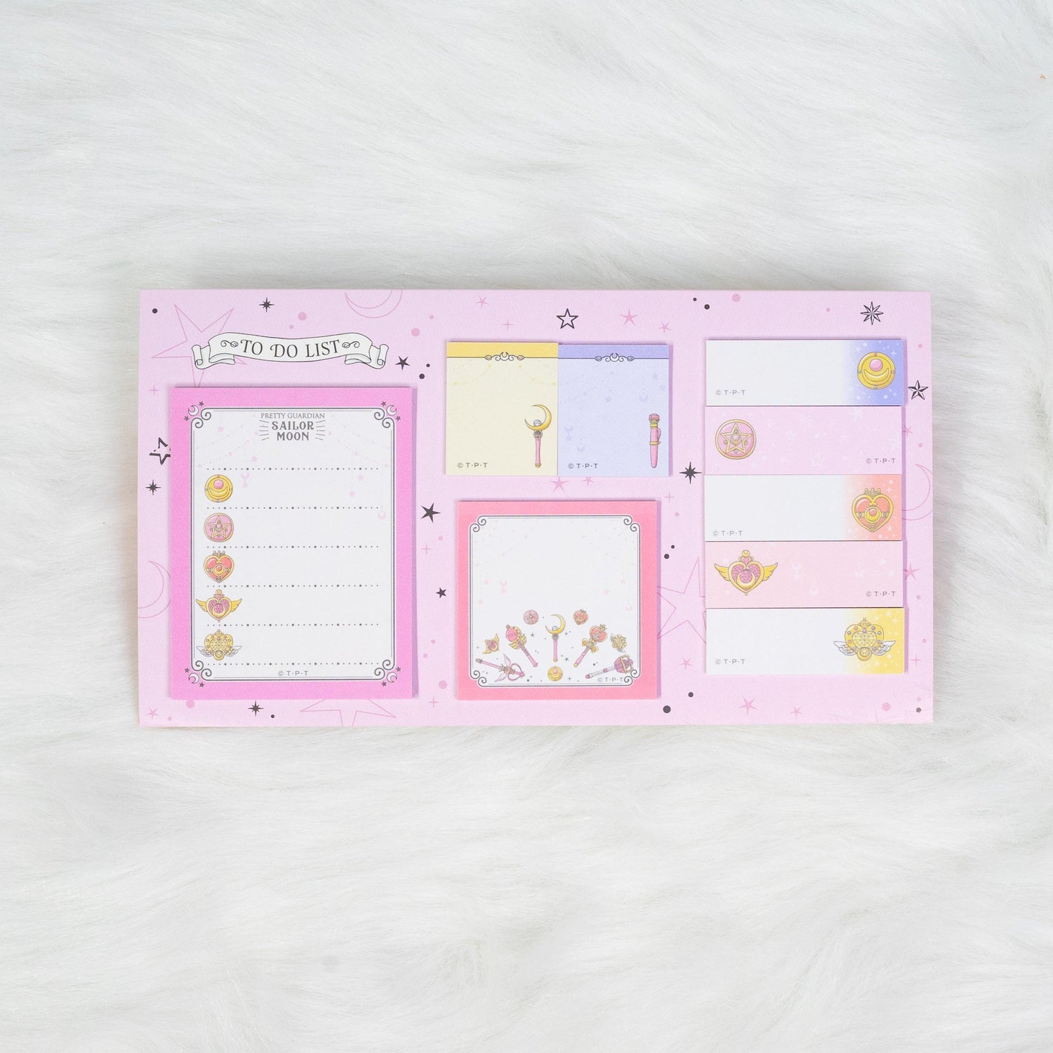 Sailor Moon 30th Anniversary Limited Series - Standing Sticky Notes (2 designs) - Sun-Star Stationery - Style A by Techo Treats Stationery