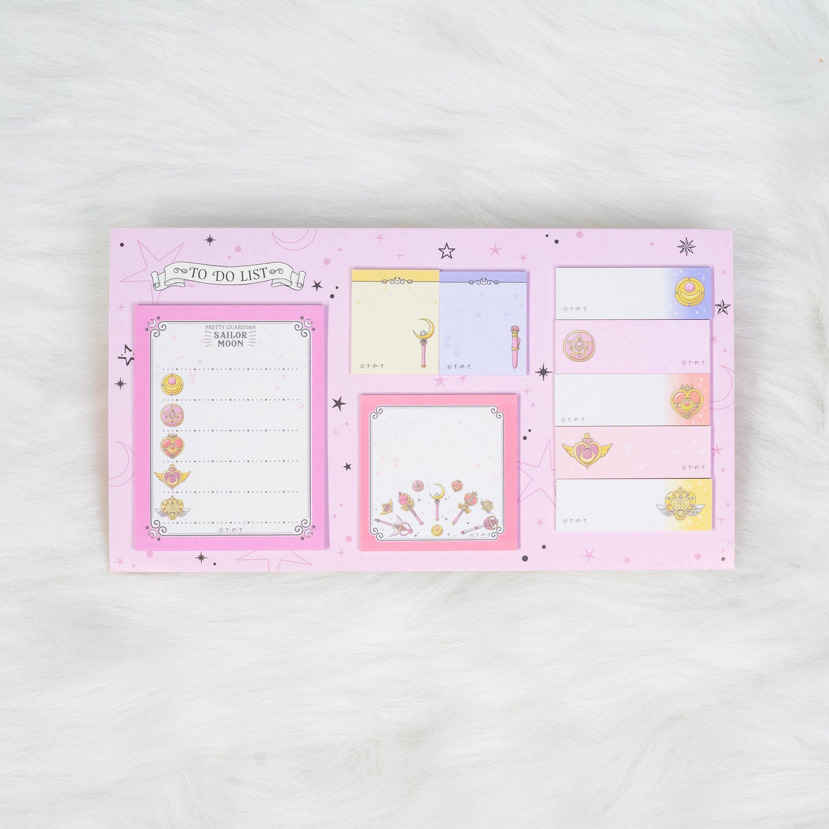 Sailor Moon 30th Anniversary Limited Series - Standing Sticky Notes (2 designs) - Sun-Star Stationery - Style A by Techo Treats Stationery