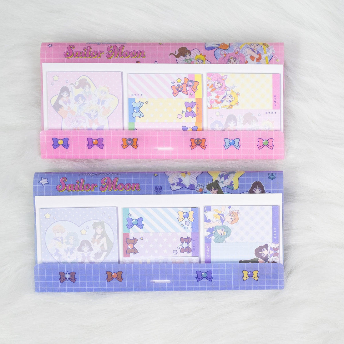 Sailor Moon 30th Anniversary Limited Series - Sticky Notes with Case (2 designs) - Sun-Star Stationery - Style A (Top) by Techo Treats Stationery