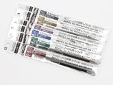 Sakura Crepas Ballsign ID plus 0.4 mm Refill (5 colors) - Mocha Black (Brown Black) by Techo Treats Stationery