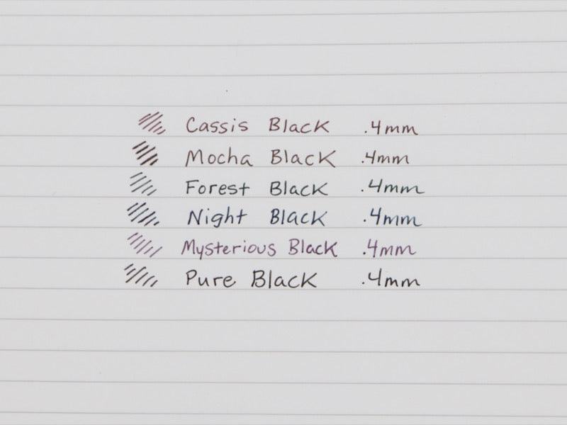 Sakura Crepas Ballsign ID plus 0.4 mm Refill (5 colors) - Mocha Black (Brown Black) by Techo Treats Stationery