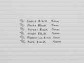 Sakura Crepas Ballsign ID plus 0.5 mm Refill (5 colors) - Mocha Black by Techo Treats Stationery