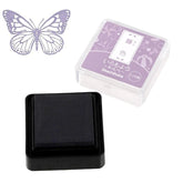Shachihata Iromoyo Warabe Oil-based Mini Size Ink Pad - S1 - Lavender 藤色 by Techo Treats Stationery