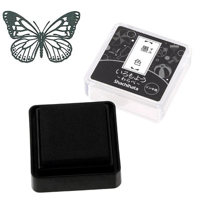 Shachihata Iromoyo Warabe Oil-based Mini Size Ink Pad - S1 - Red 紅色 by Techo Treats Stationery