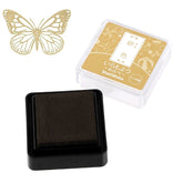 Shachihata Iromoyo Warabe Oil-based Mini Size Ink Pad - S2 - Sand 砂色 by Techo Treats Stationery