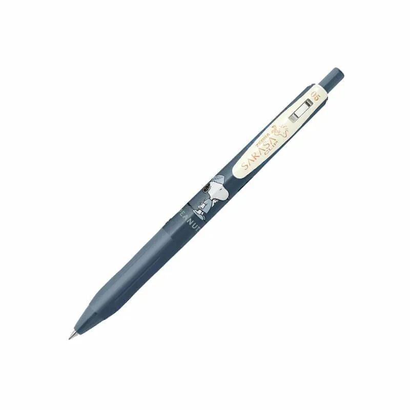ZEBRA Snoopy Sarasa Retro Color 0.5mm (5 colors) - Blue Gray by Techo Treats Stationery